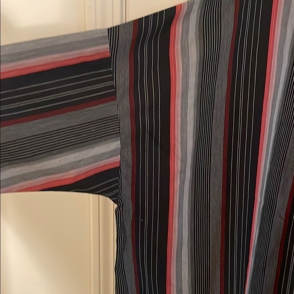 Blanque Mutlicolor Striped Boxy  Lightweight Shirt Jacket with Relaxed Fit - Picture 5 of 10